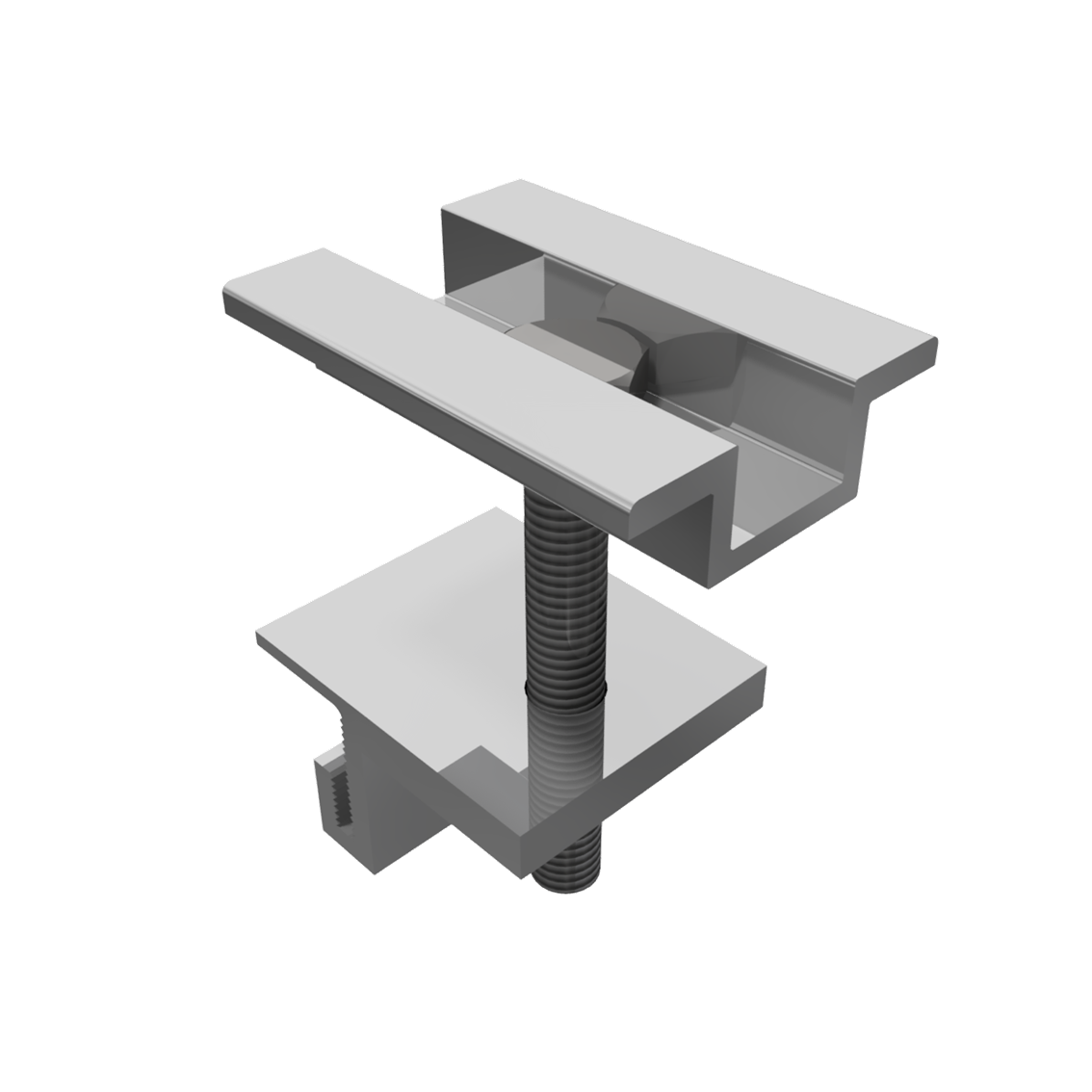 Mid clamp SNAPFIX para estrutura de solo