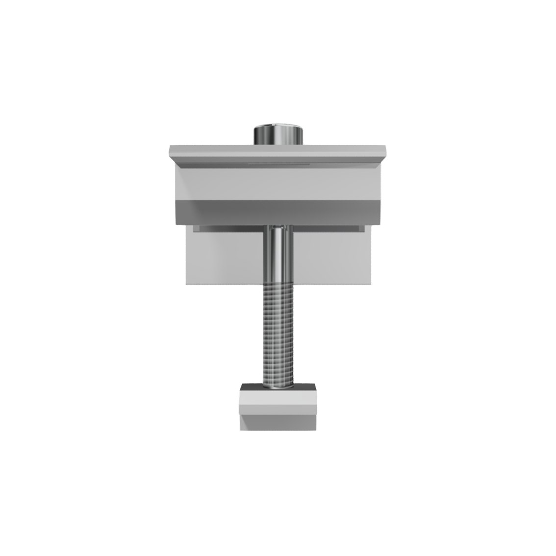 End clamp SNAPFIX para estrutura de telhado